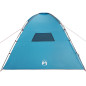 Tente de camping 8 personnes bleu imperméable