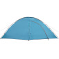 Tente de camping 8 personnes bleu imperméable