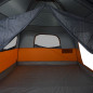 Tente de cabine familiale 10 personnes gris orange imperméable