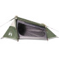 Tente de camping tunnel 2 personnes vert imperméable