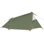 Tente de camping tunnel 2 personnes vert imperméable