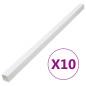 Goulotte de câble 50x25 mm 10 m PVC