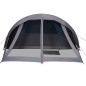 Tente de cabine familiale 6 personnes bleu imperméable