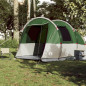 Tente de camping tunnel 4 personnes vert imperméable