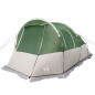 Tente de camping tunnel 4 personnes vert imperméable