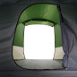 Tente de camping tunnel 4 personnes vert imperméable