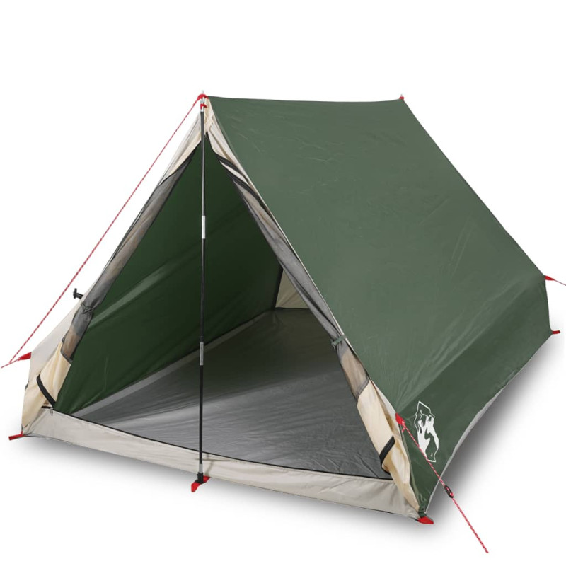 Tente de camping en forme de A 2 personne vert imperméable