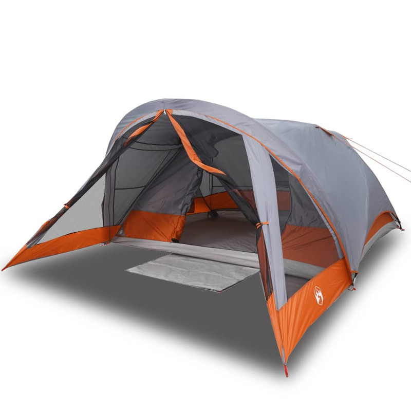 Tente de cabine familiale 6 personnes gris imperméable