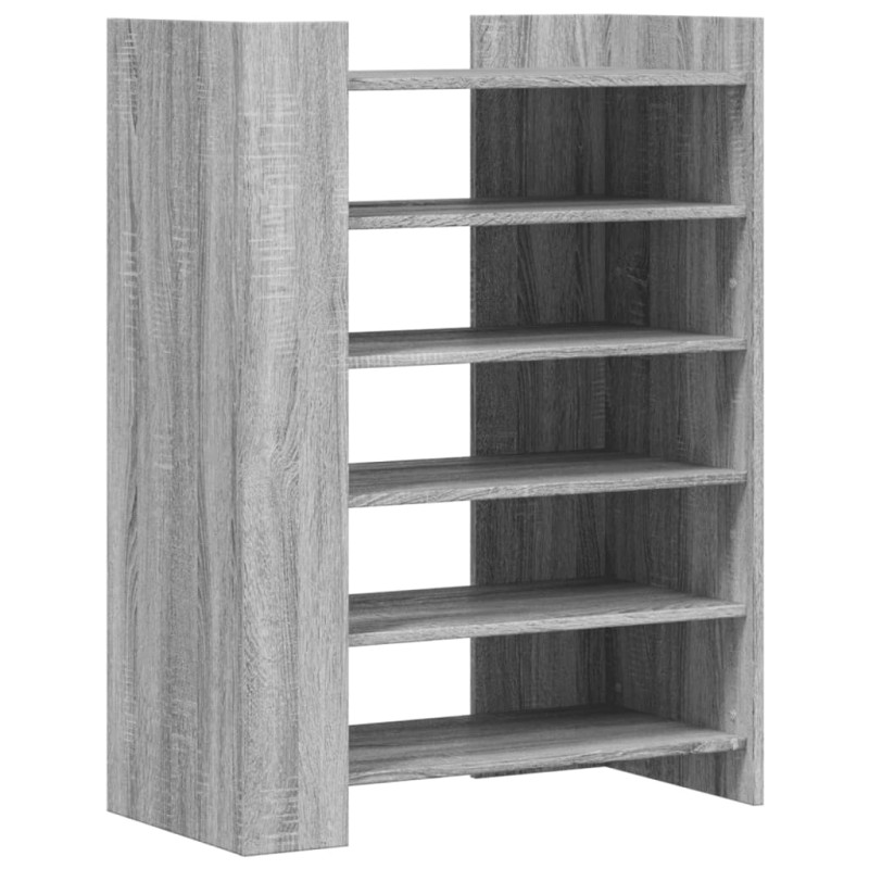 Armoire à chaussures Sonoma gris 74,5x37,5x100 cm