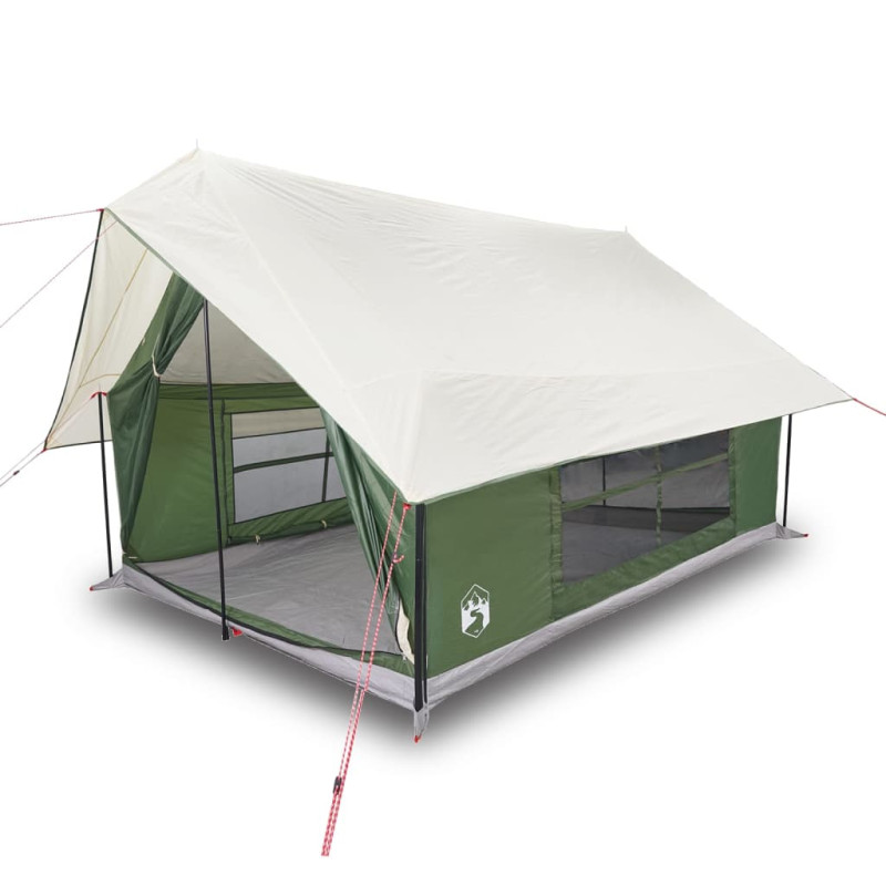 Tente de camping 5 personnes vert imperméable