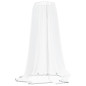 Moustiquaire pour parasol 220 maille blanc Φ330x250 cm