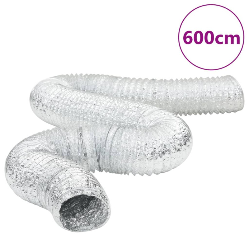 Conduit de ventilation aluminium 6 m Ø20 cm