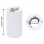 Conduit de ventilation aluminium et PVC 6 m Ø12,5 cm