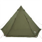 Tente familiale tipi 6 personnes vert olive imperméable