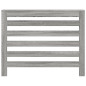 Cache radiateur sonoma gris 104x20x82 cm bois d ingénierie