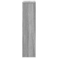 Cache radiateur sonoma gris 104x20x82 cm bois d ingénierie