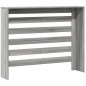 Cache radiateur sonoma gris 104x20x82 cm bois d ingénierie