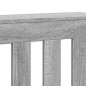 Cache radiateur sonoma gris 205x21,5x83,5 cm bois d ingénierie