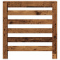 Cache radiateur vieux bois 78x20x82 cm bois d ingénierie