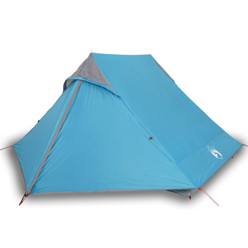 Tente de camping 2 personnes bleu imperméable