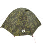 Tente de camping à dôme 4 personnes camouflage imperméable