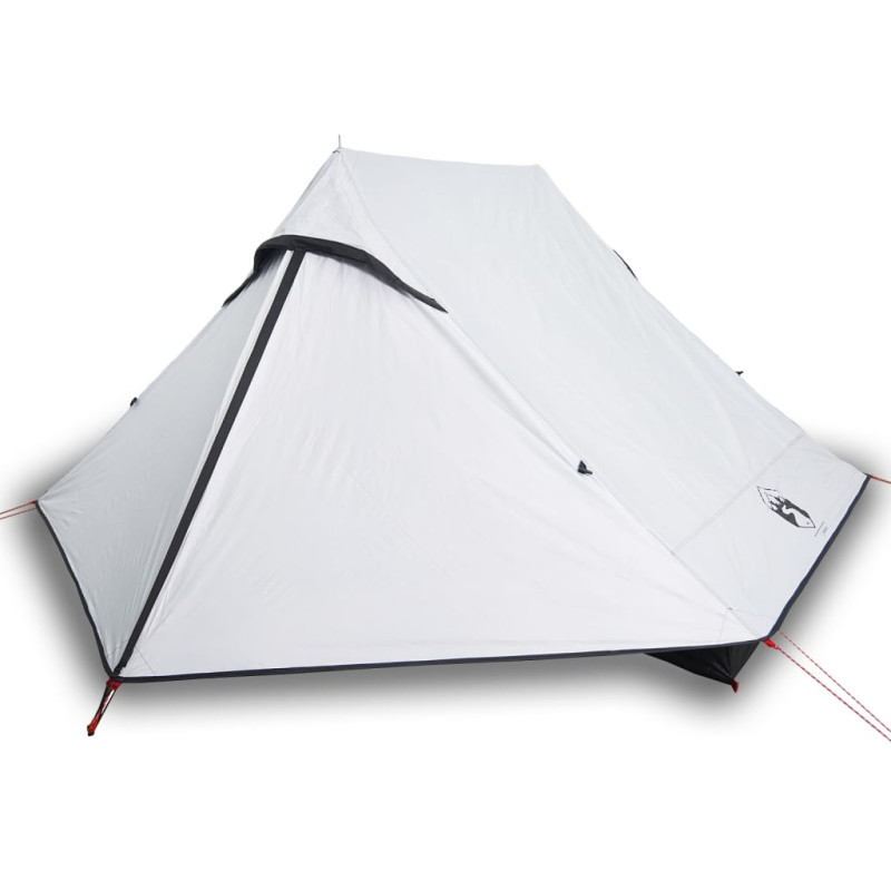 Tente de camping 2 personnes blanc tissu occultant imperméable