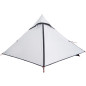 Tente de camping 2 personnes blanc tissu occultant imperméable