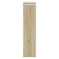 Cache radiateur chêne sonoma 205x21,5x83,5 cm bois d ingénierie