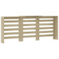 Cache radiateur chêne sonoma 205x21,5x83,5 cm bois d ingénierie