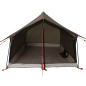 Tente de camping 2 personnes marron imperméable