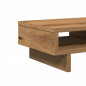 Support de moniteur chêne artisanal 50x27x15 cm bois ingénierie