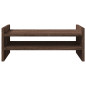 Support de moniteur chêne marron 50x27x20 cm bois d ingénierie