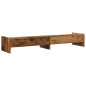 Support de moniteur vieux bois 100x24x16 cm bois d ingénierie