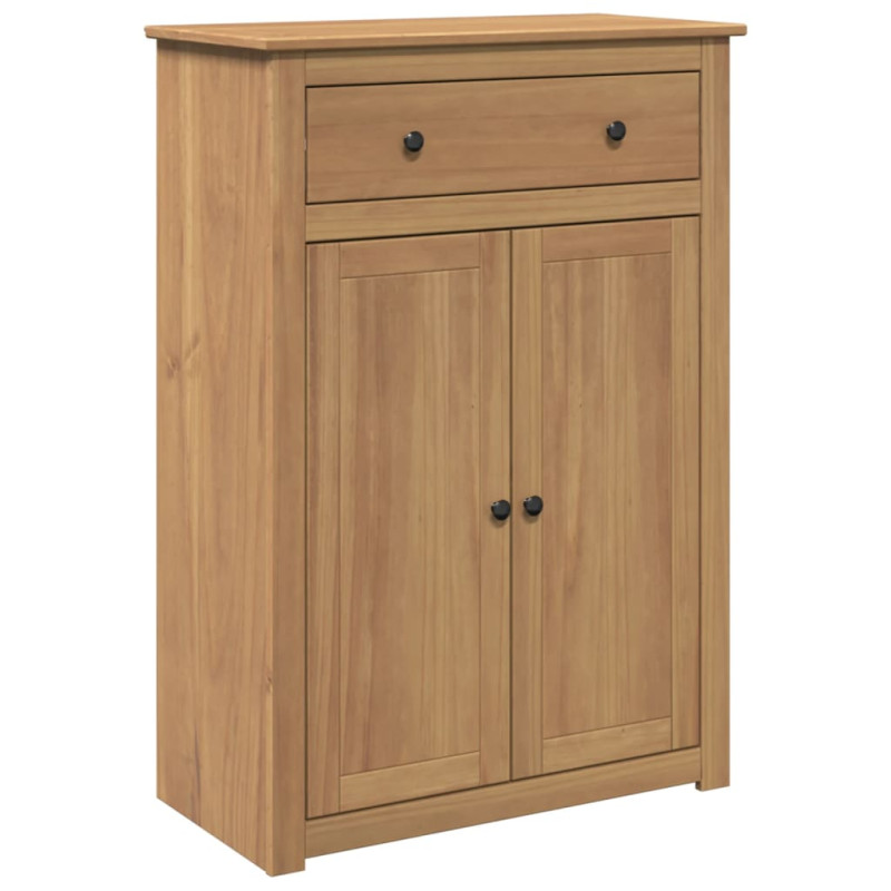 Armoire à chaussures Panama 80x40x114 cm bois de pin massif