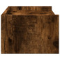 Support de moniteur chêne fumé 42x24x16 cm bois d ingénierie