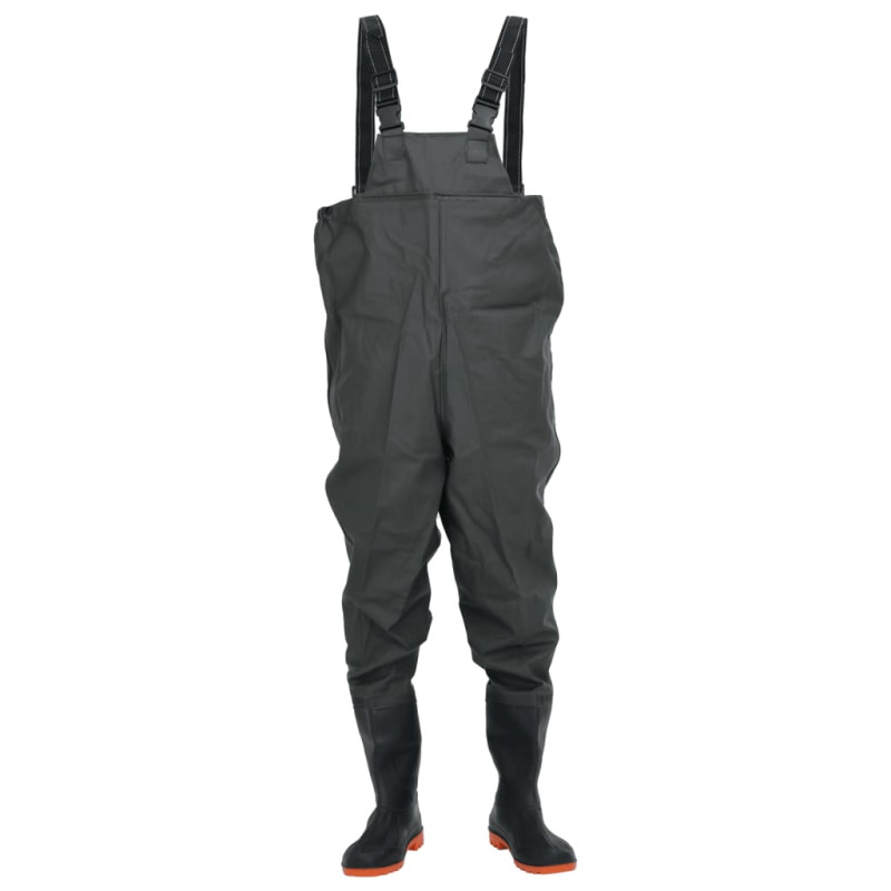 Cuissardes avec bottes vert foncé taille 44