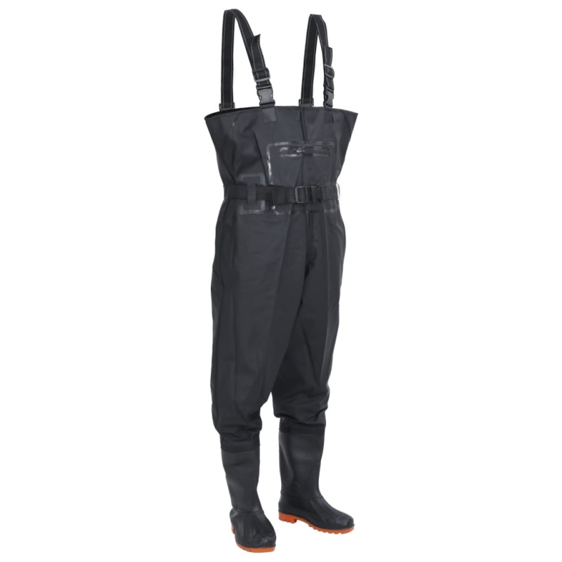 Cuissardes avec bottes et ceinture noir taille 44