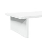 Support de moniteur blanc 50x27x15 cm bois d ingénierie