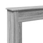 Cadre de cheminée sonoma gris 75x20x87,5 cm bois d ingénierie