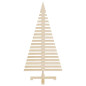 Arbres de Noël en bois pour décoration 3 pcs bois massif de pin