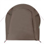 Tente de camping tunnel 3 personnes marron imperméable