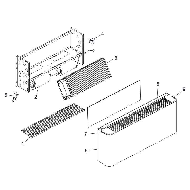 Coffret mural/au sol REMKO KWK 345 EC