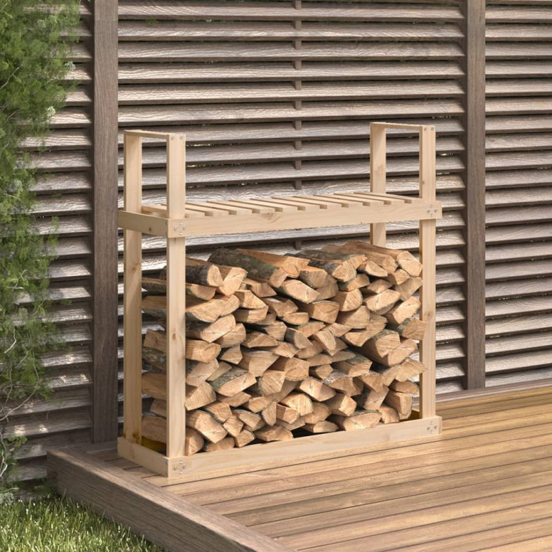 Support pour bois de chauffage 110x35x108,5 cm Bois de pin