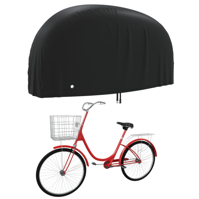 Housse de vélo noir 200x85x110 cm oxford 190T