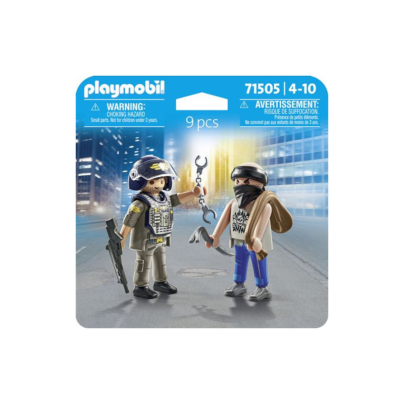 Playmobil 71505 Policier et bandit