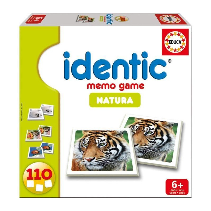 Jeu de mémoire - EDUCA - Identic Natura