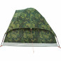 Tente de camping à dôme 2 personnes camouflage imperméable