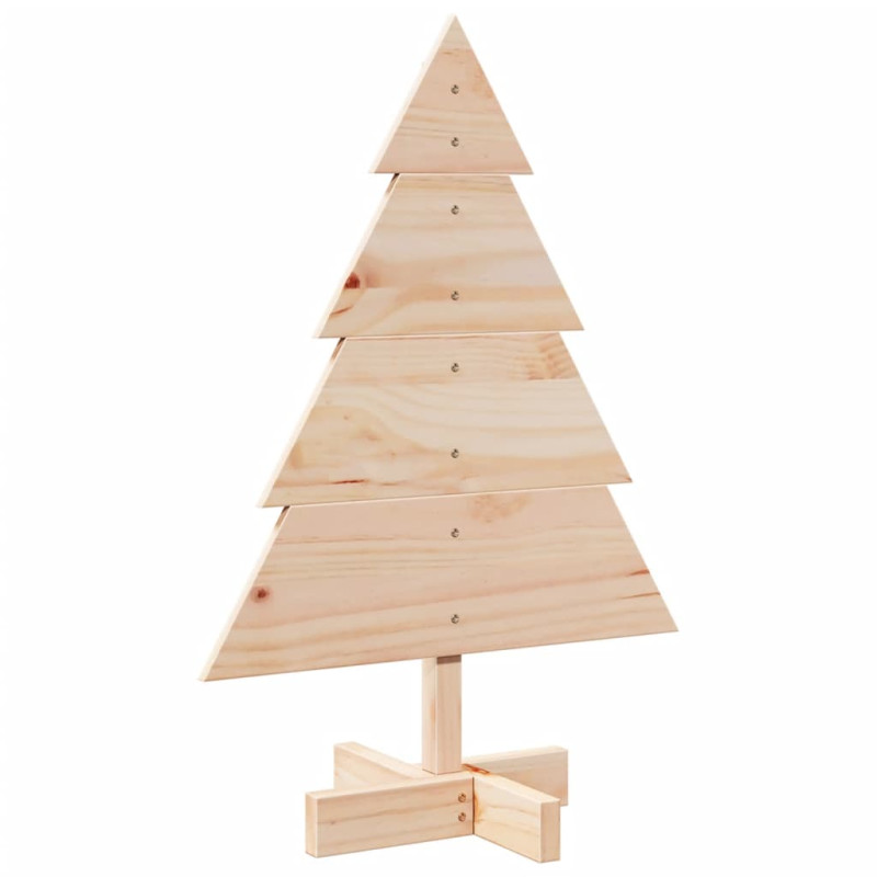 Arbre de Noël en bois pour décoration 70 cm bois massif