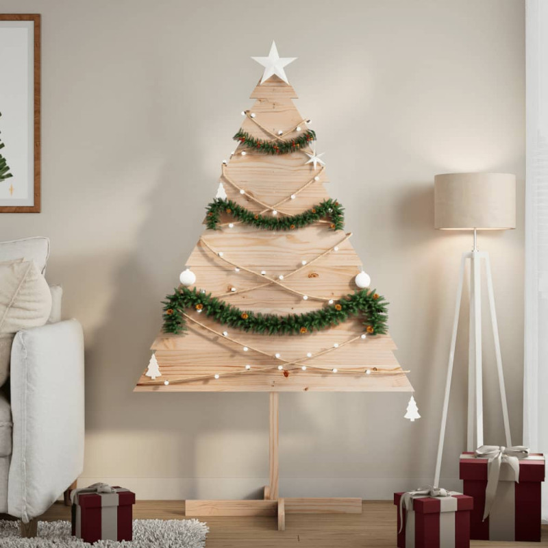 Arbre de Noël en bois pour décoration 150 cm bois massif