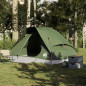 Tente de camping à dôme 4 personnes vert olive imperméable